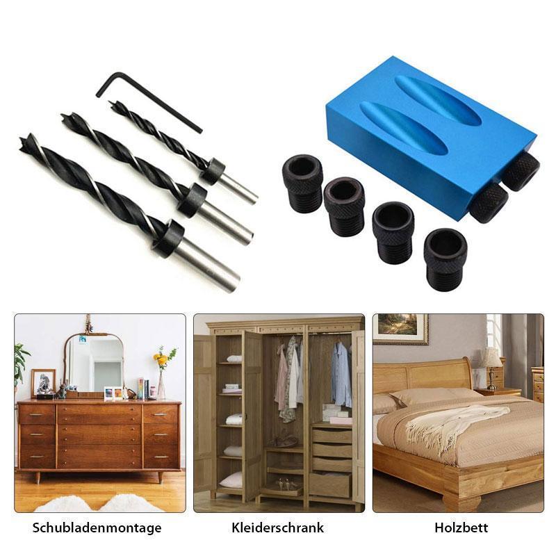 Precision Drills – Perfect 15° holes for strong wood joints