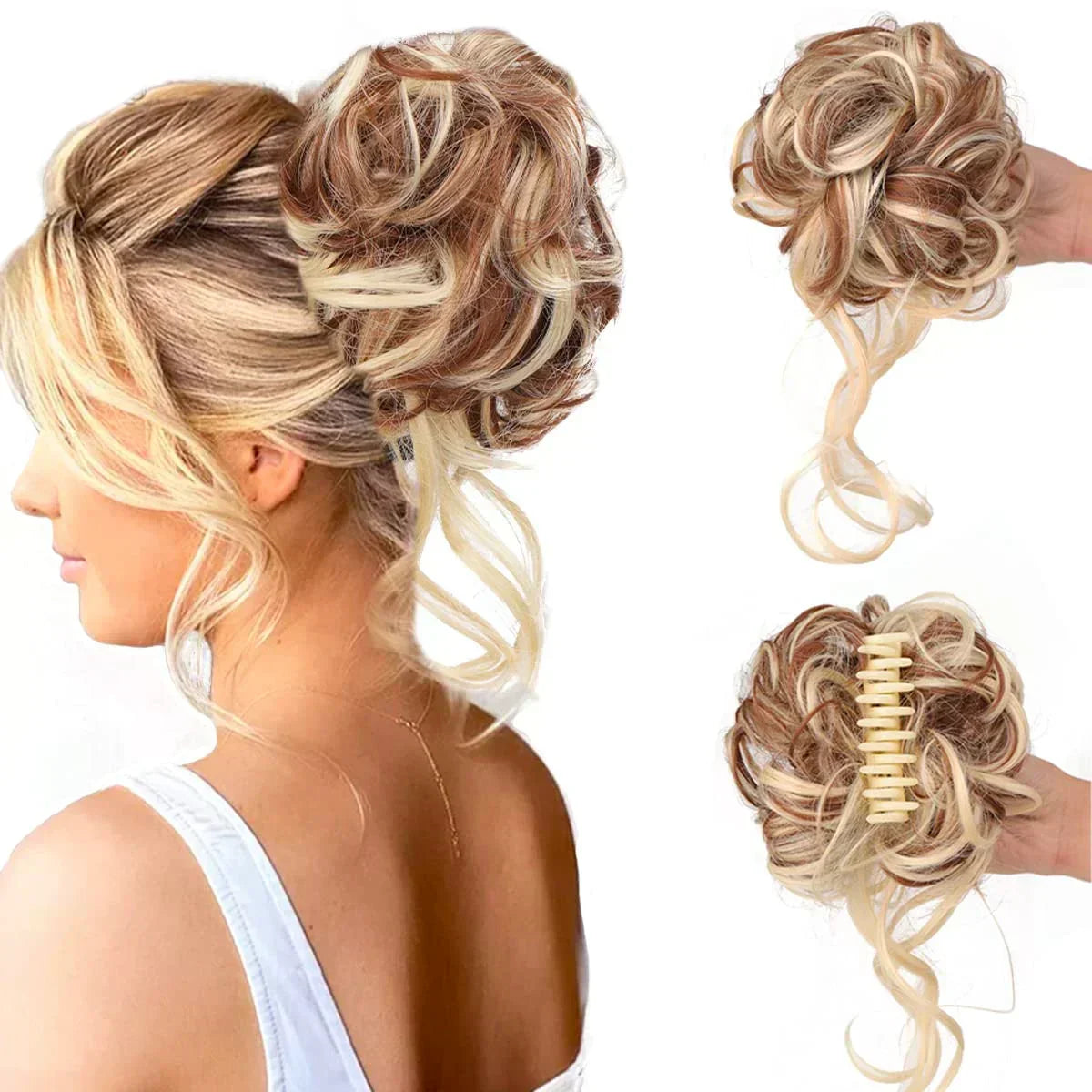 Elegante Haarknoten | Clip-in Haarteil für Volumen und Natürlichkeit