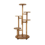 Versatile Pine Wood Plant Holder in Modern Style