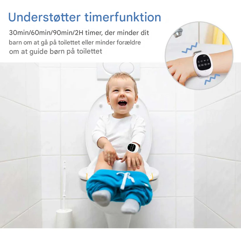 Drahtloser Bettnässeralarm mit Vibrationssignal und Timer-Funktion – USB wiederaufladbar