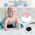 Drahtloser Bettnässeralarm mit Vibrationssignal und Timer-Funktion – USB wiederaufladbar