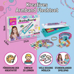 Flechtset für kreatives Armbanderstellen