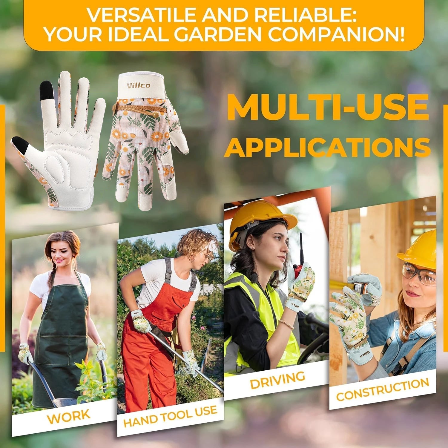 GardenPro Gloves | Breathable & Puncture-Resistant | Elbow-Length for Gardening Tasks
