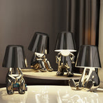 Creative Table Lamp - Cordless Sculpture Light with Dimmer