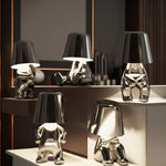 Creative Table Lamp - Cordless Sculpture Light with Dimmer