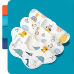 Musselin Baby Lätzchen – Sanfte Spucktücher mit niedlichen Designs