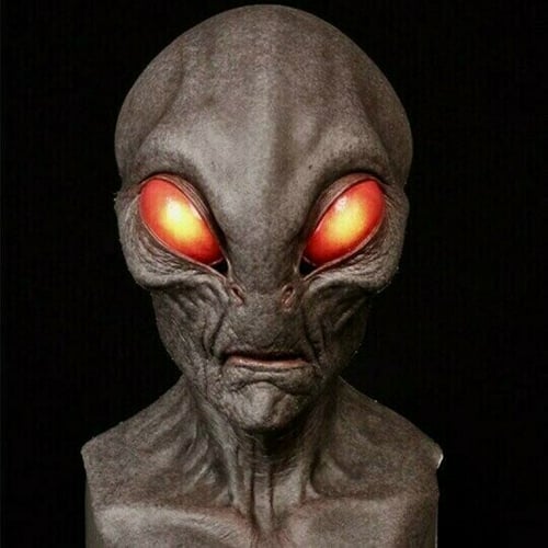 XenonMaske | Realistische Alien-Maske aus Latex und Silikon für Halloween und Cosplay