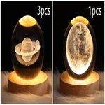 3D Kristalllicht mit LED für eine entspannte Atmosphäre