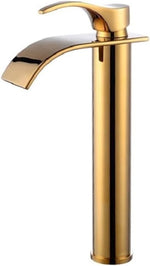 Eleganter Wasserfall-Waschtischarmatur aus Messing