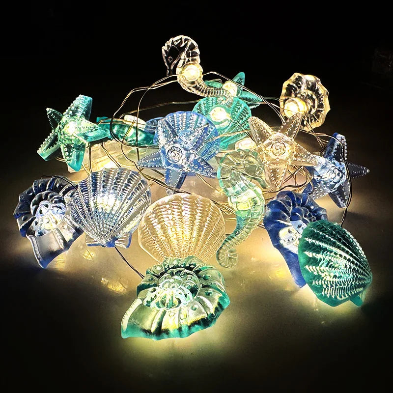 Maritime LED-Lichterkette für zauberhafte Dekoration | 2 m, 20 LEDs