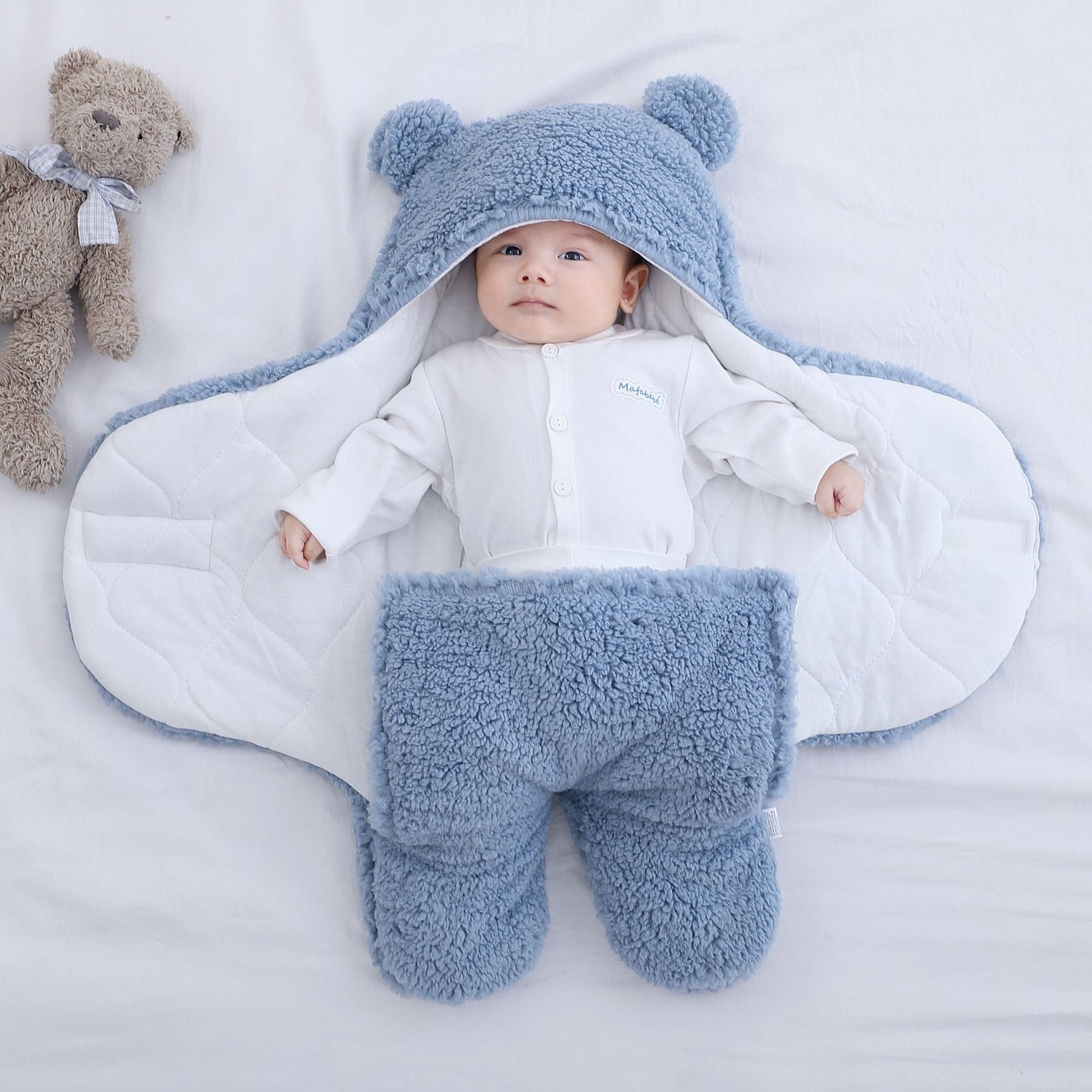 Kuschelweicher Schlafsack für Babys – Komfortables Nest