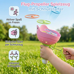 Spielzeug-Propellerflugzeug mit Schnurstartmechanismus