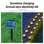 Sonnenstrahl Solar LED Außenleuchten | 15/30 LEDs | 8 Lichtmodi | IP65 Wetterfest
