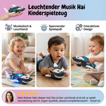 Musikspielzeug in Hai-Form für Kinder mit Lichtfunktion