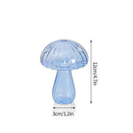 Elegant Mushroom Glass Vase for Hydroponic Plant Displays