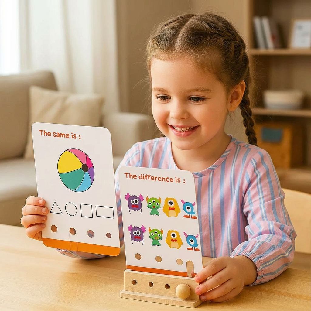 Spiel zur Förderung früher Fähigkeiten - Holz Logik Entschlüsselung für Kinder