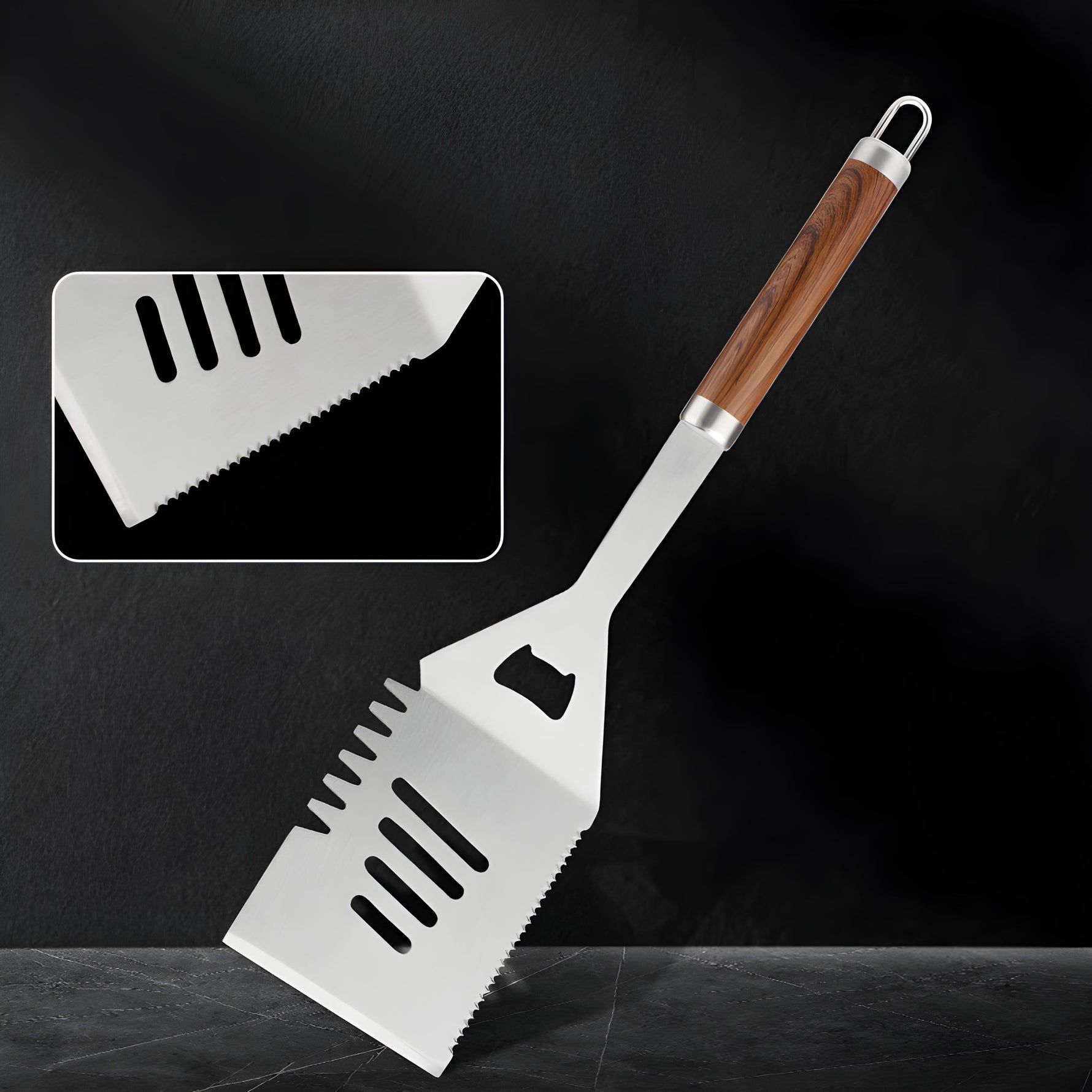 Edelstahl Grillzubehör Set – Perfektion für Grillmeister