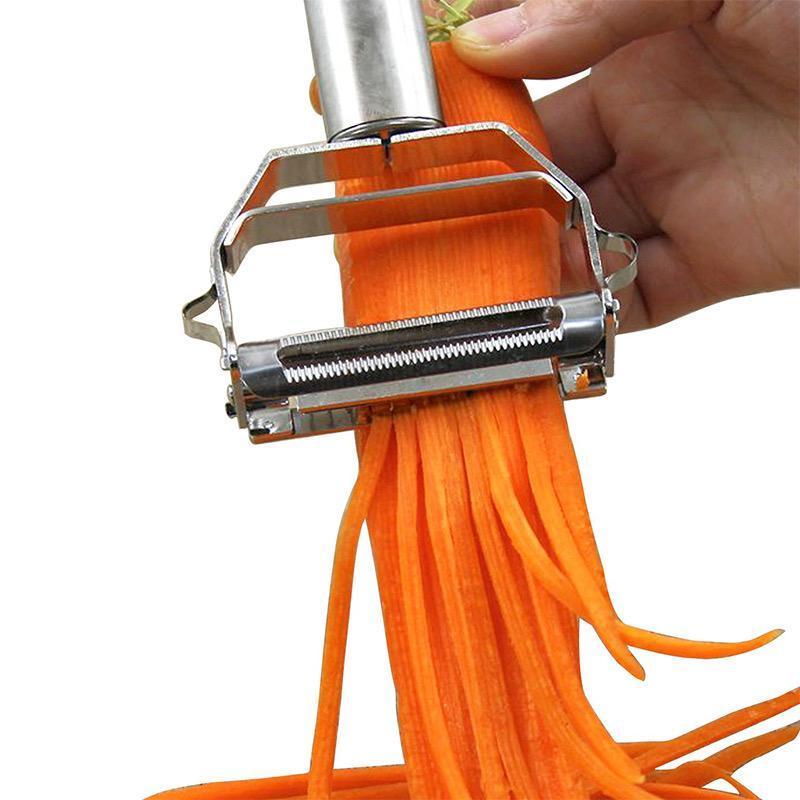 Präziser Edelstahl-Gemüseschäler mit Julienne-Funktion