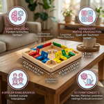 Familien Klappenspiel für 4 Spieler – Shut The Box