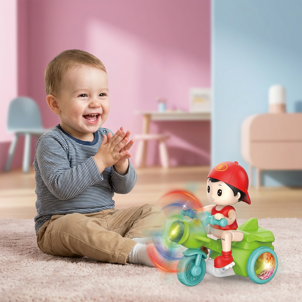 Farbenfrohes Musikspielzeug für Kinder - Stunt Roller