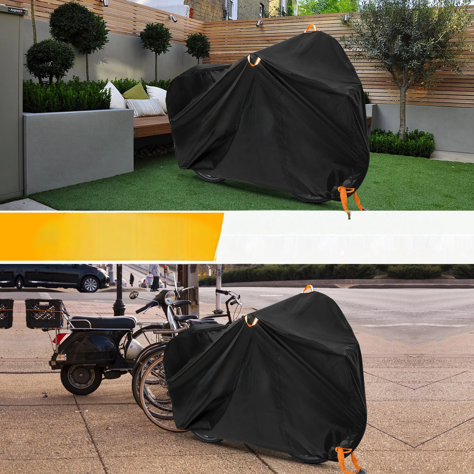 Weatherproof bicycle cover for optimal protection