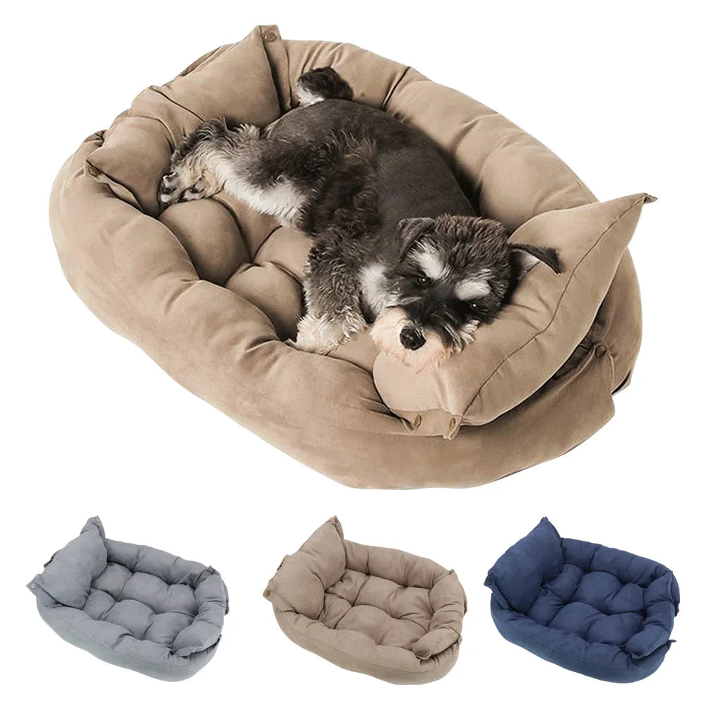 Vielseitiges Haustierbett – Sofa, Liege oder Kuschelhöhle