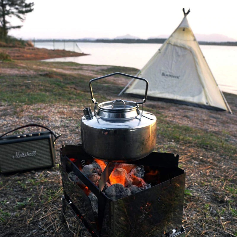 45,6oz Edelstahl Campingkocher für Rucksackreisen und Bushcraft Zubehör