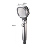 Vielseitiger Handheld Duschkopf mit 4 Funktionen und Stopp-Taste