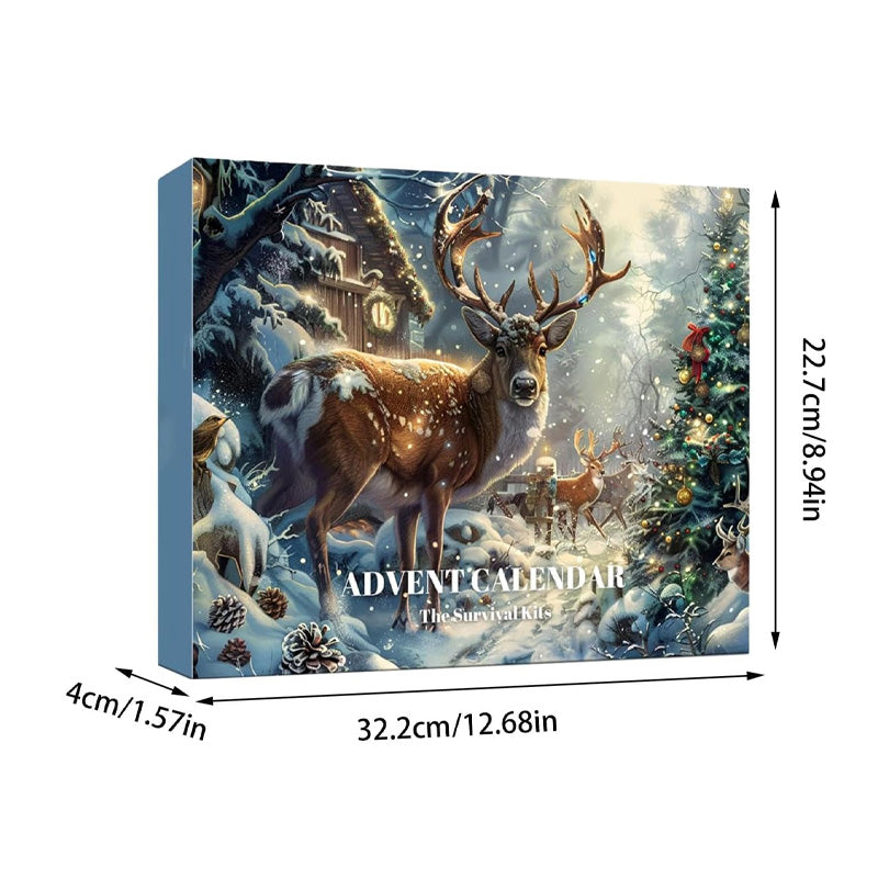 Überlebenswerkzeuge Adventskalender für Abenteuerlustige – 24 Tage bis Weihnachten