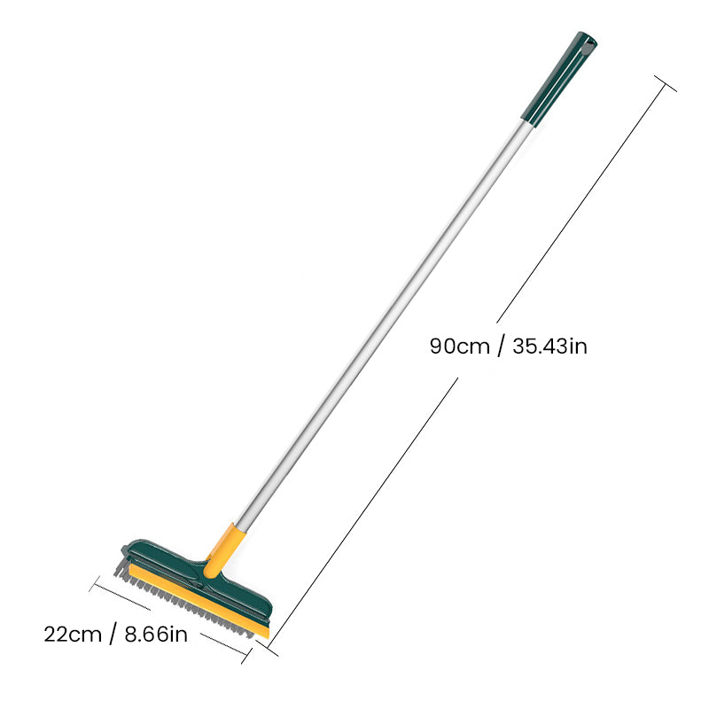 2-in-1 Bodenreinigungsbürste mit Schrubber