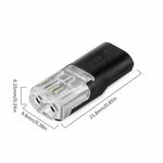 Zweidraht Stecker mit Verriegelungsmechanismus