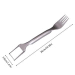 Vielseitiger Melonenschneider mit Gabel | FruchtGenuss