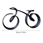 Elegant Metal Bicycle Sculpture for Your Home