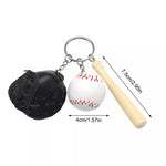 Kreativer Schlüsselanhänger im Baseball-Design