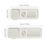 Silicone mat for quick drying and surface protection