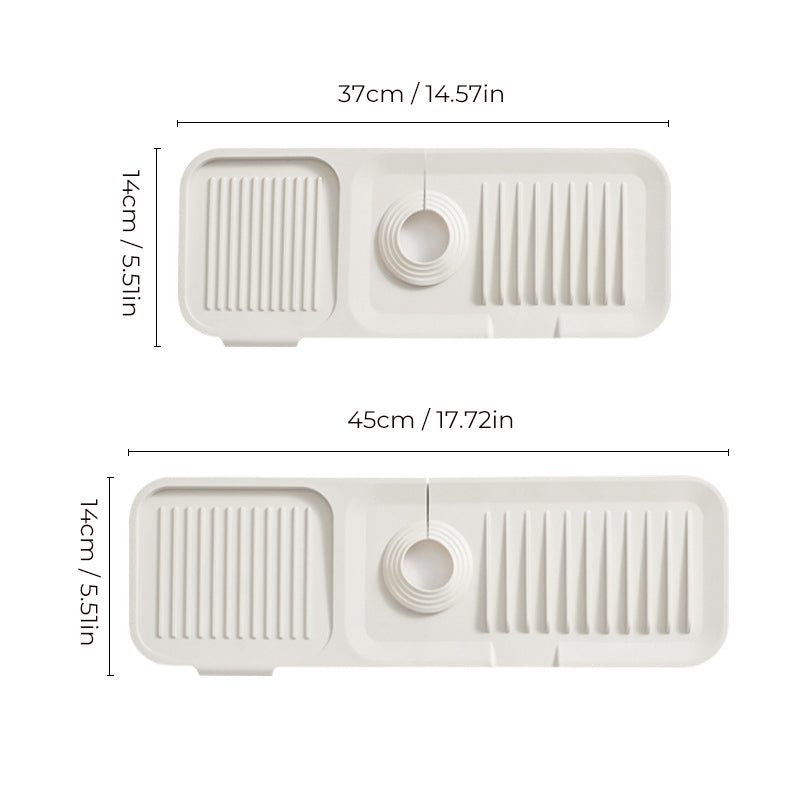 Silicone mat for quick drying and surface protection