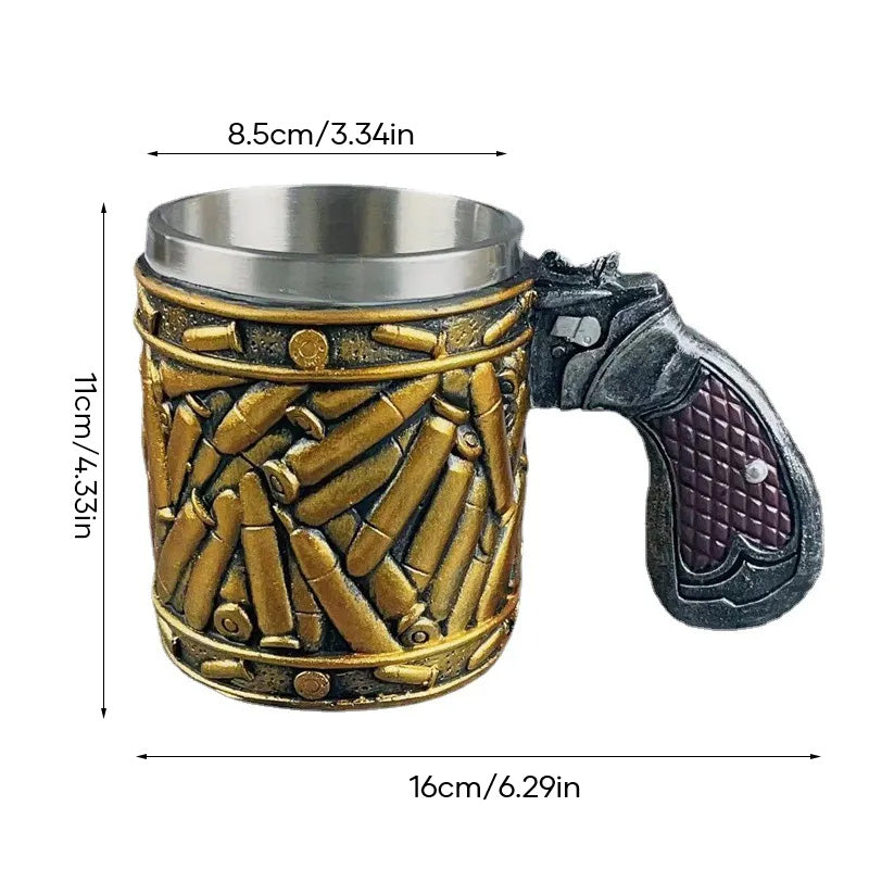 Edelstahl Bierkrug mit einzigartigem Design für stilvolle Anlässe