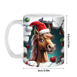 Tiermuster Weihnachtsbecher
