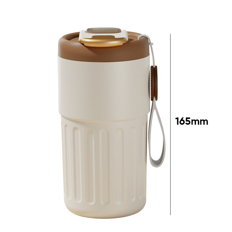 Kaffeethermoskanne mit Temperaturanzeige