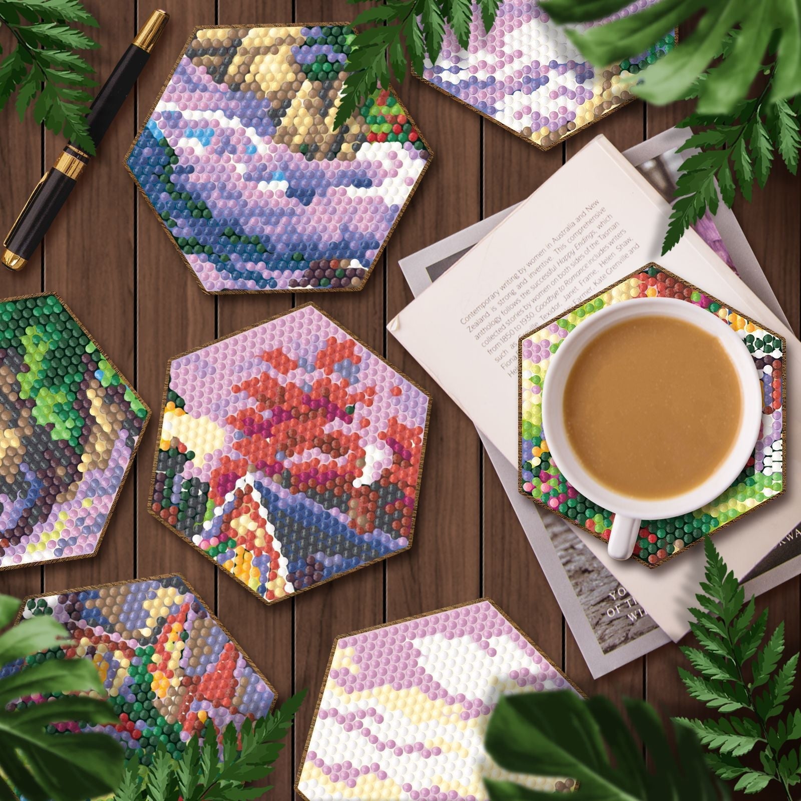 Creative Honeycomb Coasters – Add Style to Your Table