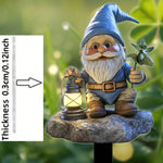 Enchanting garden stake made of weather-resistant acrylic