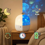 Lichttraum – Rotating LED Night Light for Relaxing Nights