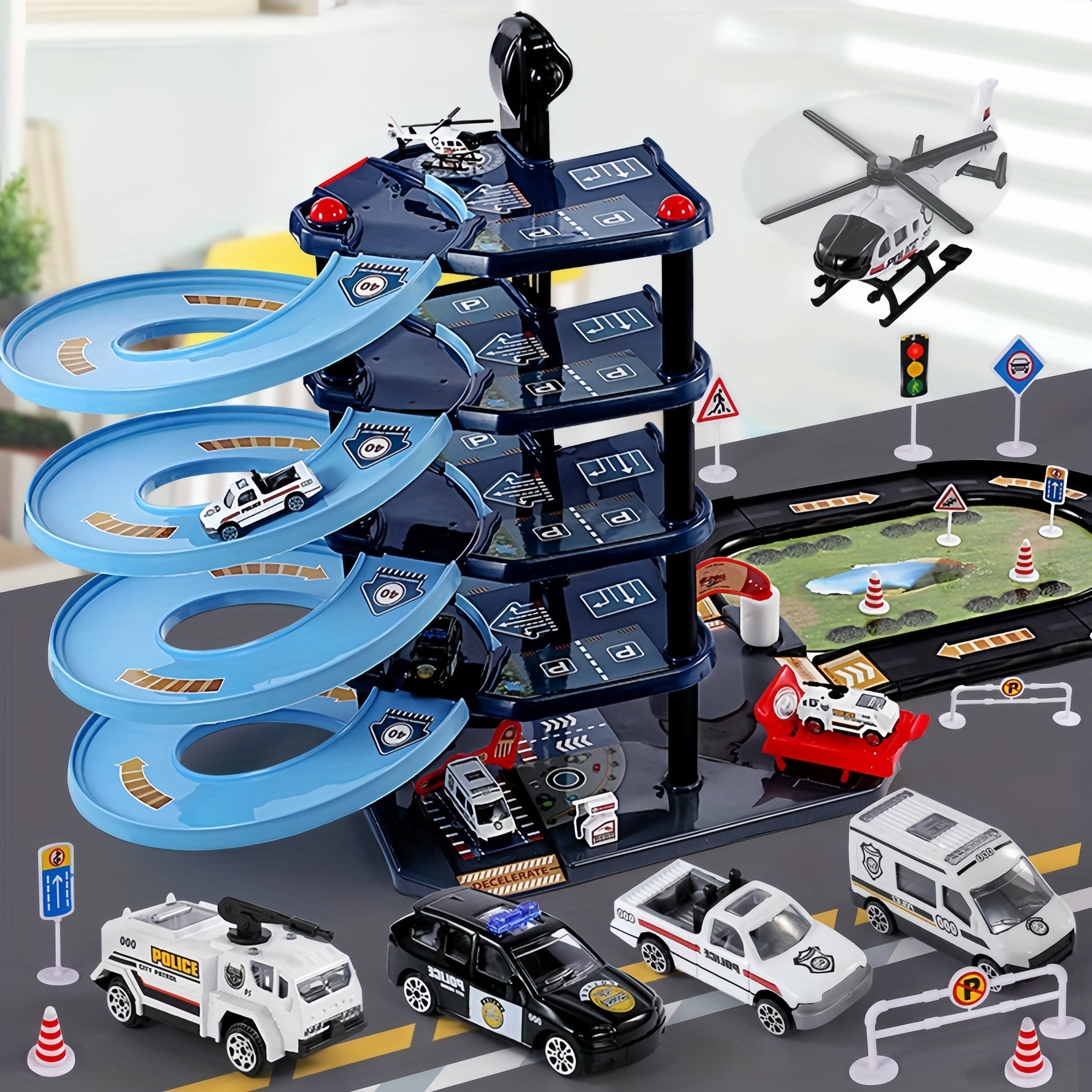 Adventurous Fire Station Garage with Accessories for Creative Kids