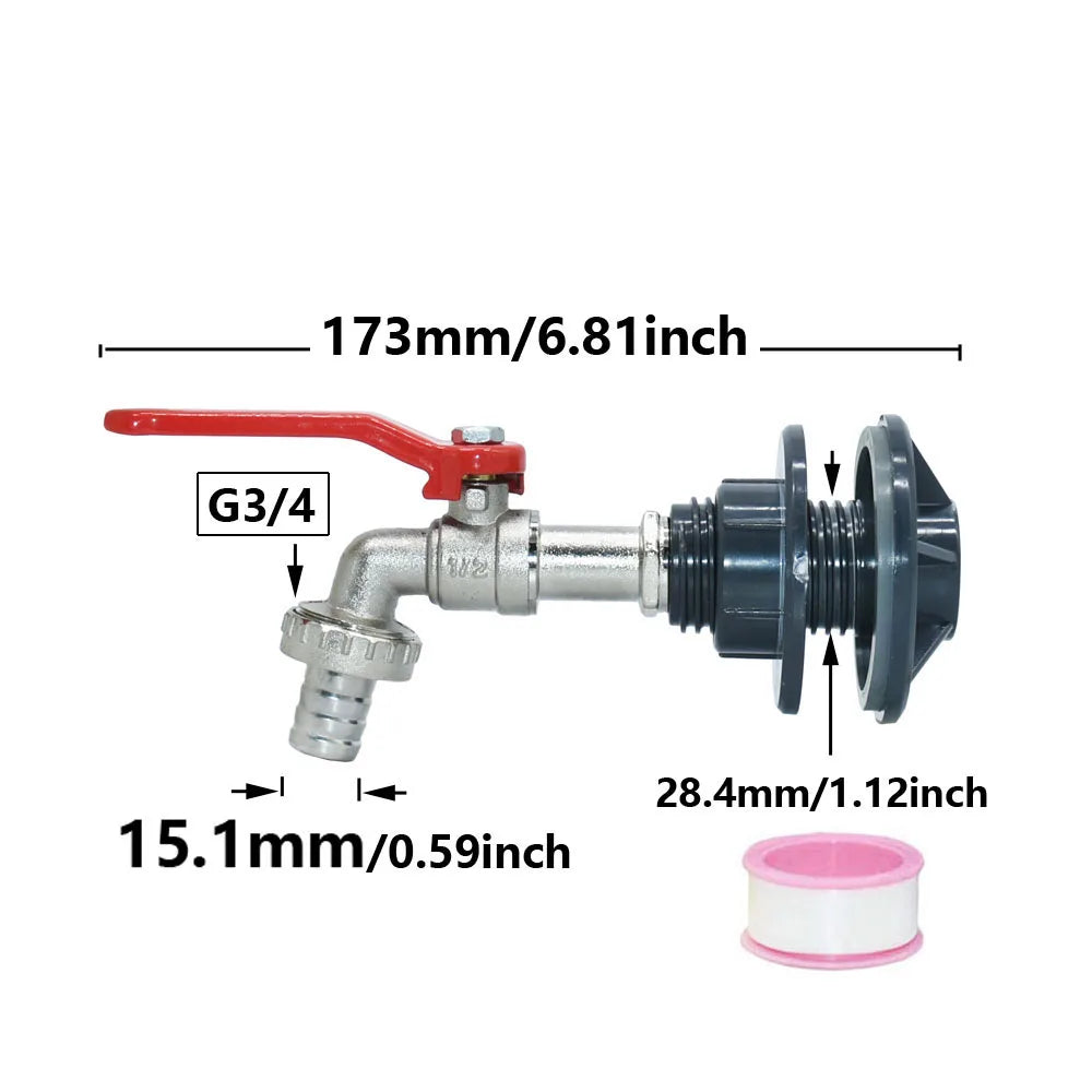 Water Butt Connector Adapter | 16mm Connection