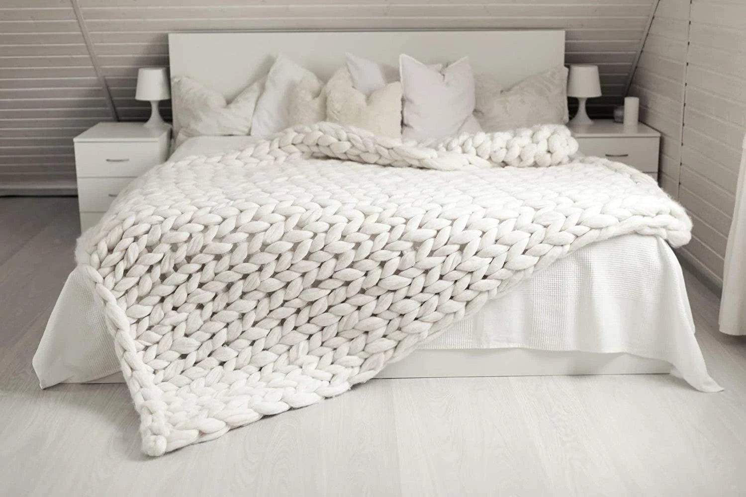 Kuschelige Strickdecke für ultimativen Komfort