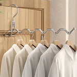 Practical Foldable Stainless Steel Laundry Rack for Travel