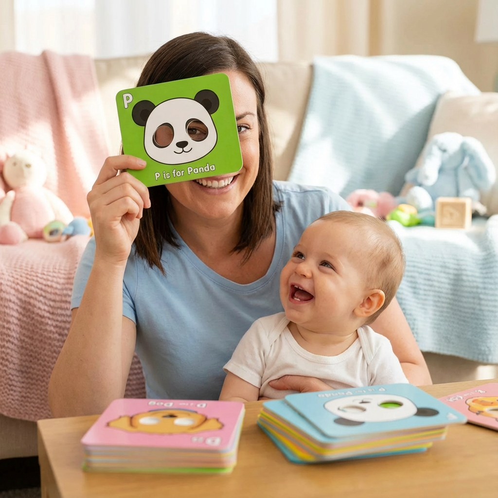 Lernkarten mit Tiermotiven für das Alphabet