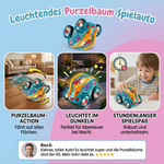 Spielauto mit leuchtenden Purzelbaum-Funktionen