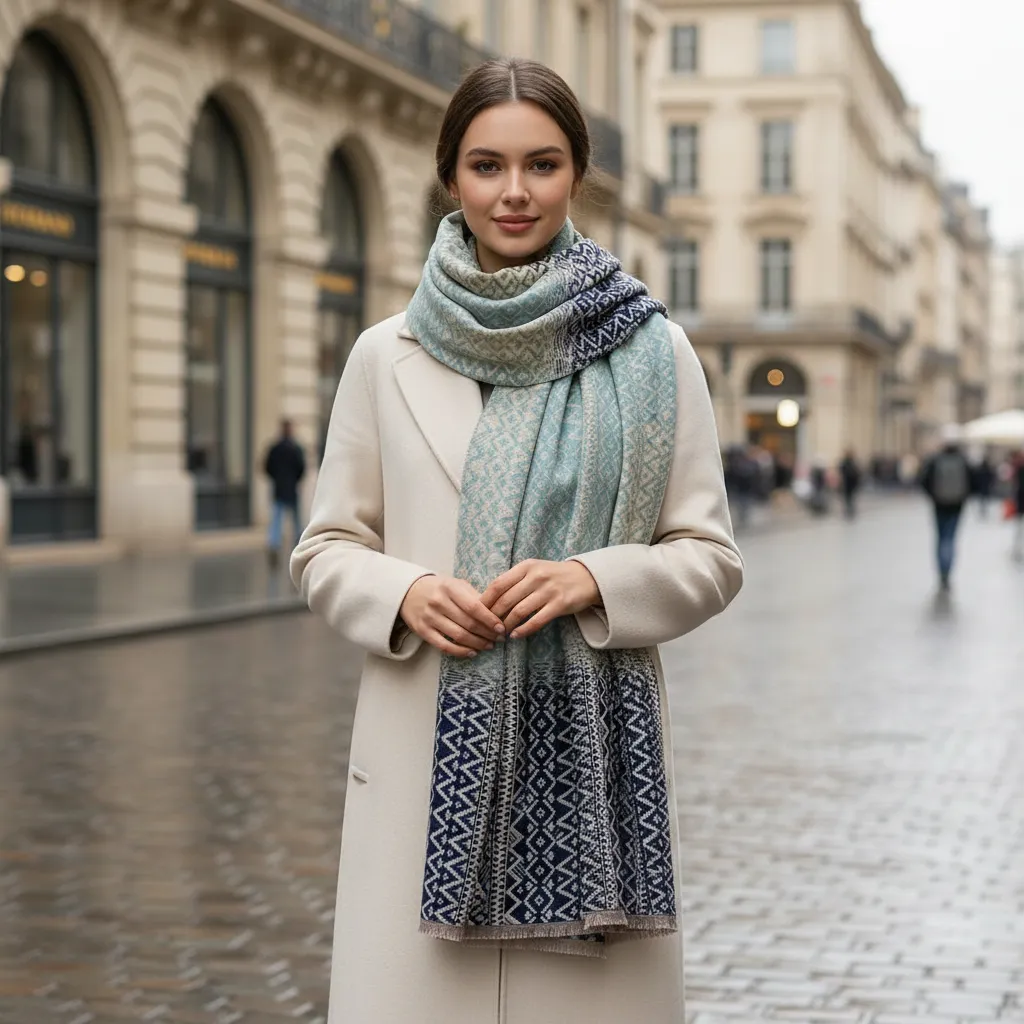 Nordic Charm – Elegant Winter Scarf for Women