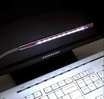 FlexiLight USB LED Leselampe | Flexibler Schwanenhals & 10 LEDs | Tragbares Licht für Laptop & Powerbank